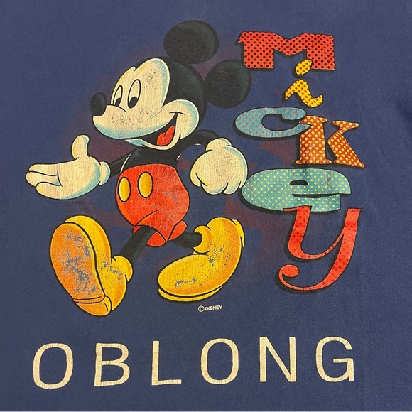 Vintage 1990s Disney Mickey Mouse Cartoon T Shirt Size Large Made In USA - Picture 2 of 3